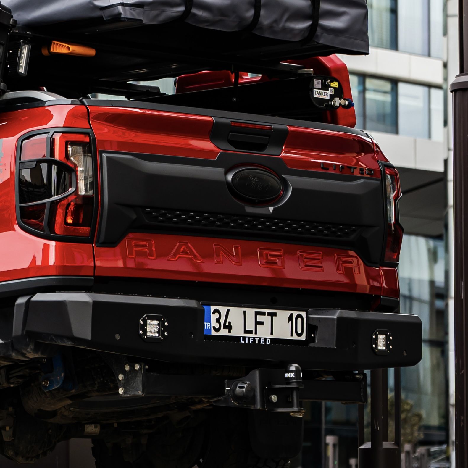 Ford Ranger T9 Yazısız Kasa Kapağı Kabartma