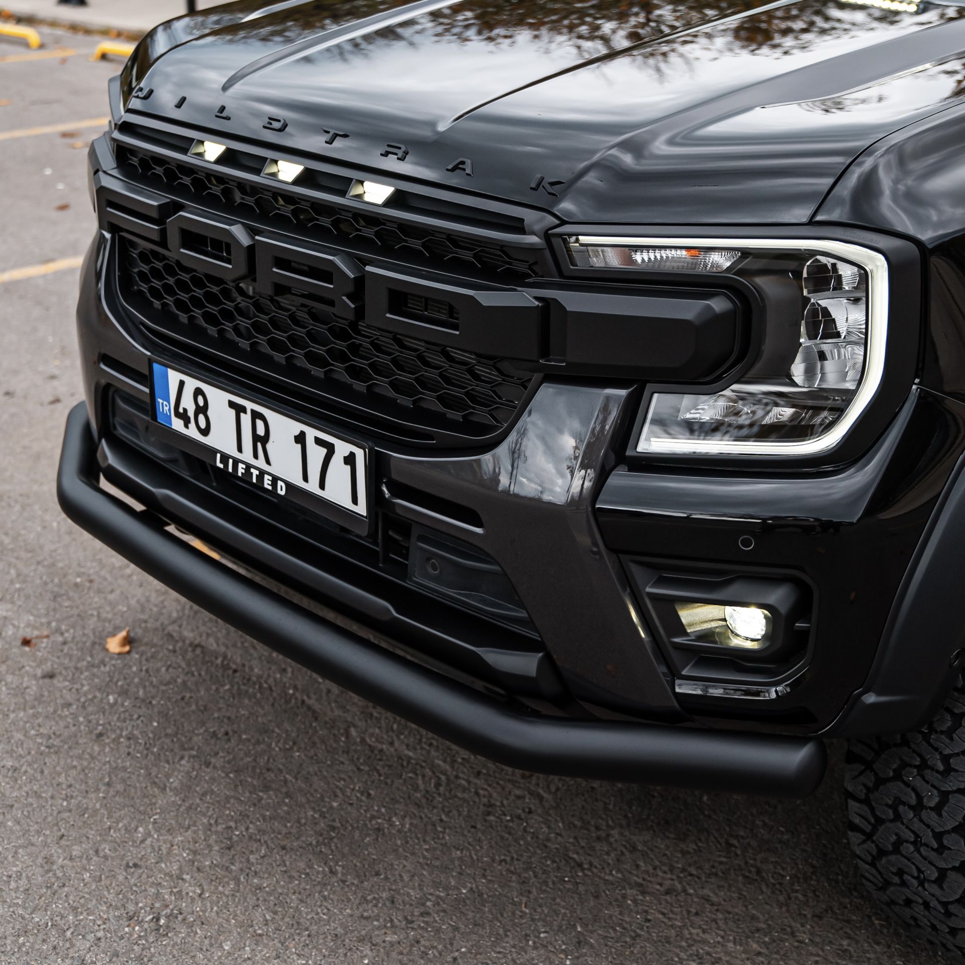 Ford Ranger T9 Ön Düz Boru Koruma