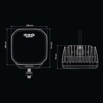 Strands FOR9T No-Glare 78W | Work Light Led